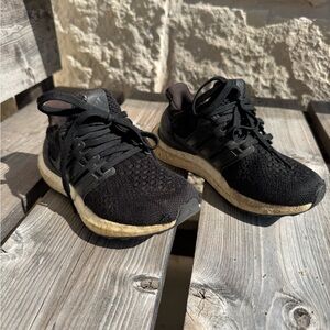 adidas Kids Black and Tan Sneakers